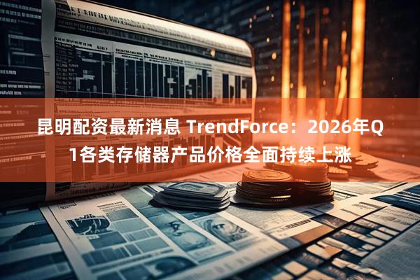 昆明配资最新消息 TrendForce：2026年Q1各类存储器产品价格全面持续上涨