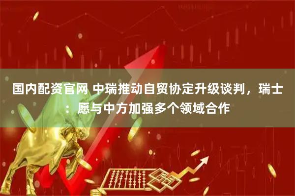 国内配资官网 中瑞推动自贸协定升级谈判，瑞士：愿与中方加强多个领域合作